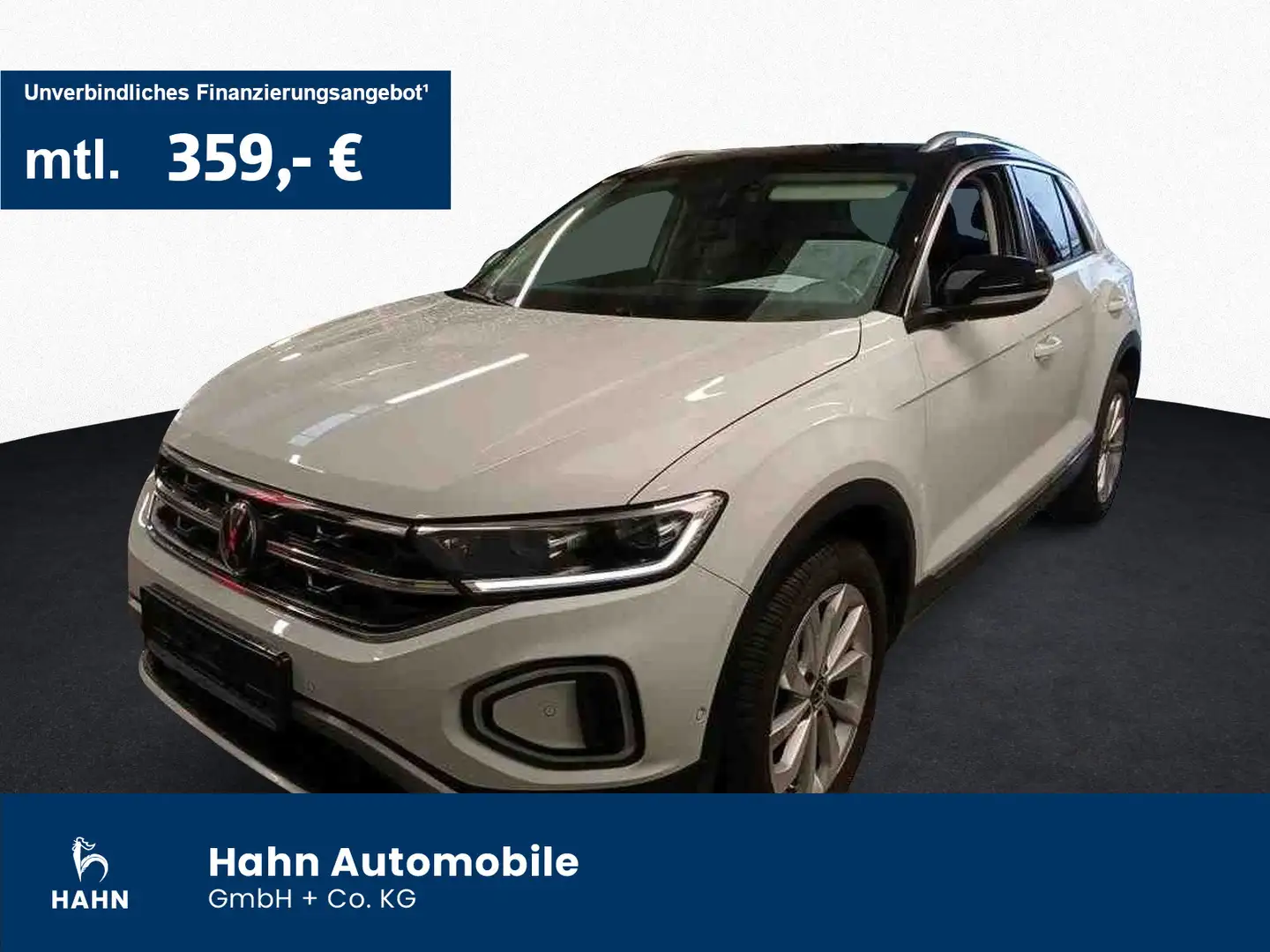 Volkswagen T-Roc 1.0TSI Style LED Navi AHK ACC APP Sitzhzg Weiß - 1