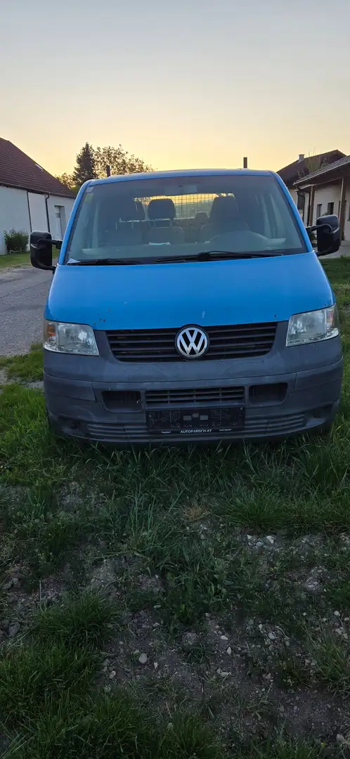 Volkswagen T5 Transporter Doka-Kastenwagen 2,5 TDI 4motion Blau - 2