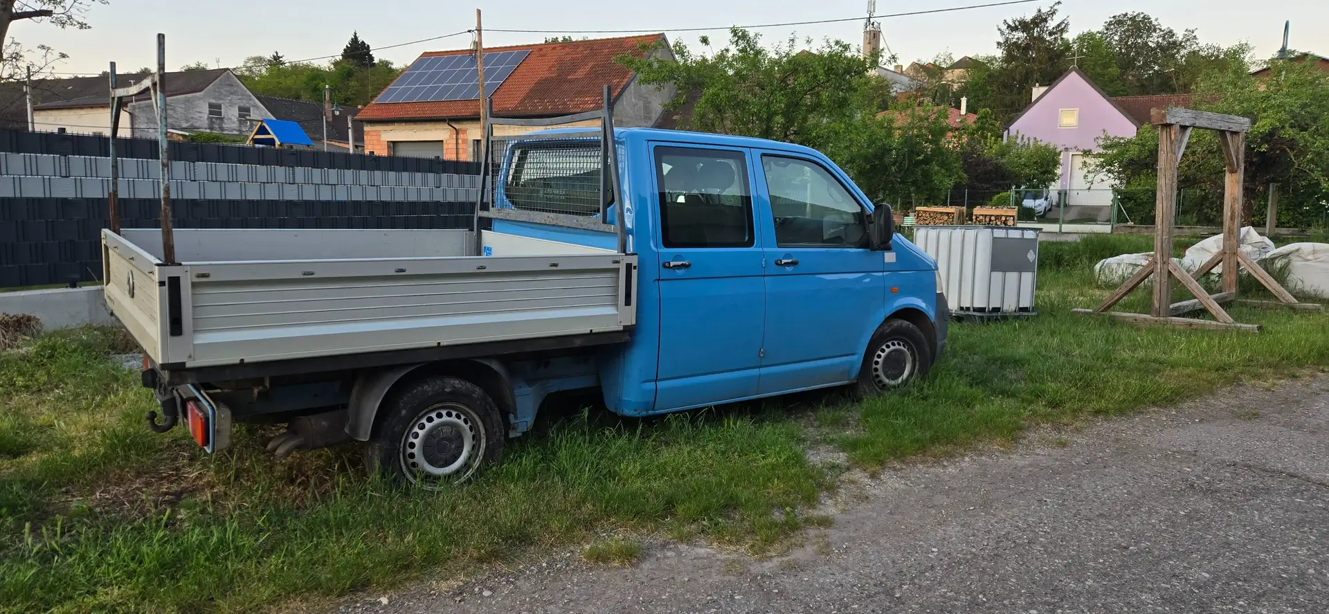Volkswagen T5 Transporter Doka-Kastenwagen 2,5 TDI 4motion Blau - 1
