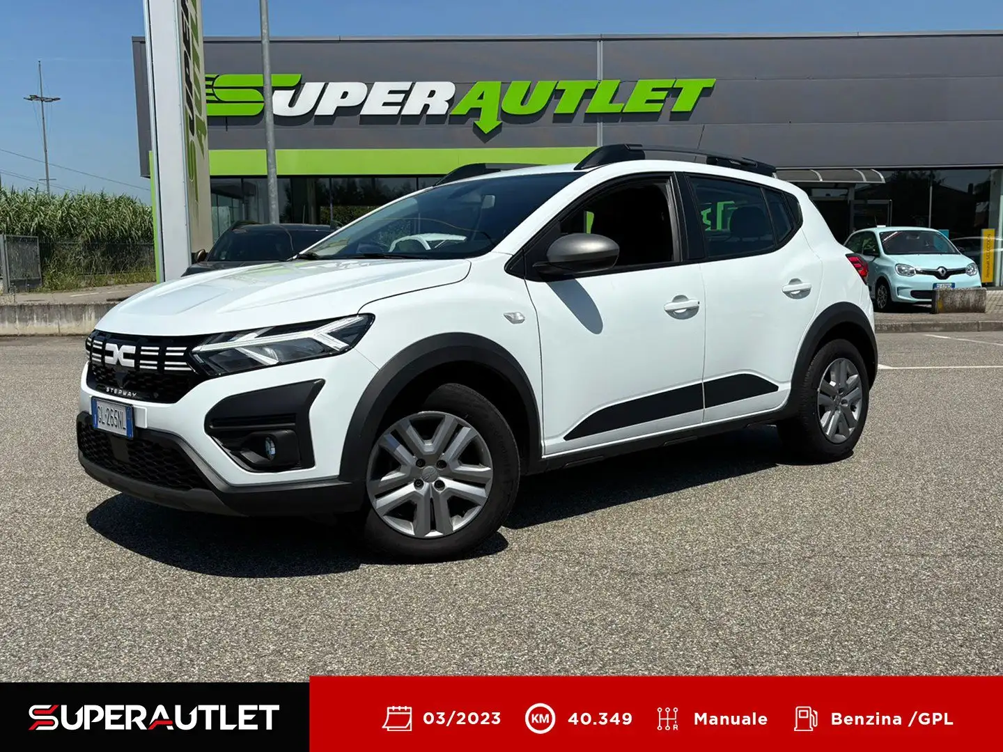 Dacia Sandero Stepway 1.0 tce Expression Eco-g 100cv Bianco - 1