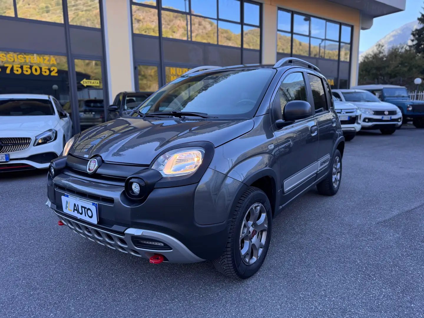Fiat Panda Panda 0.9 t.air turbo Cross 4x4 90cv Gris - 1