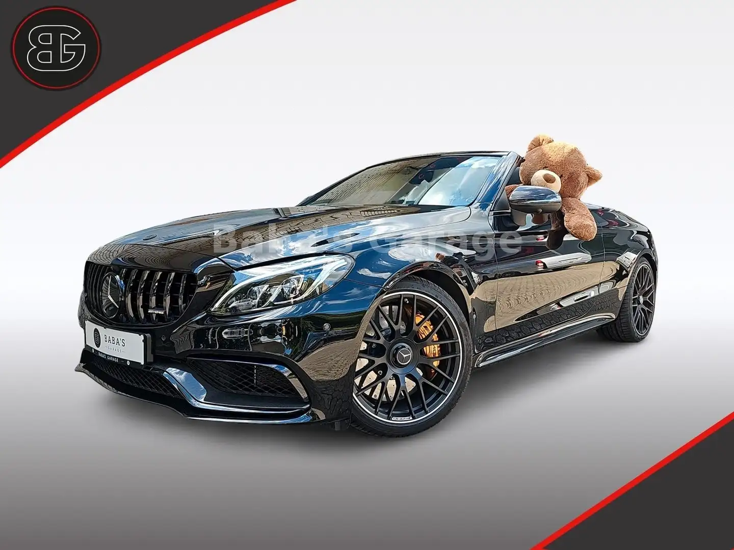 Mercedes-Benz C 63 AMG C 63s AMG Cabrio Carbon Keramik Inspektion Neu Schwarz - 1