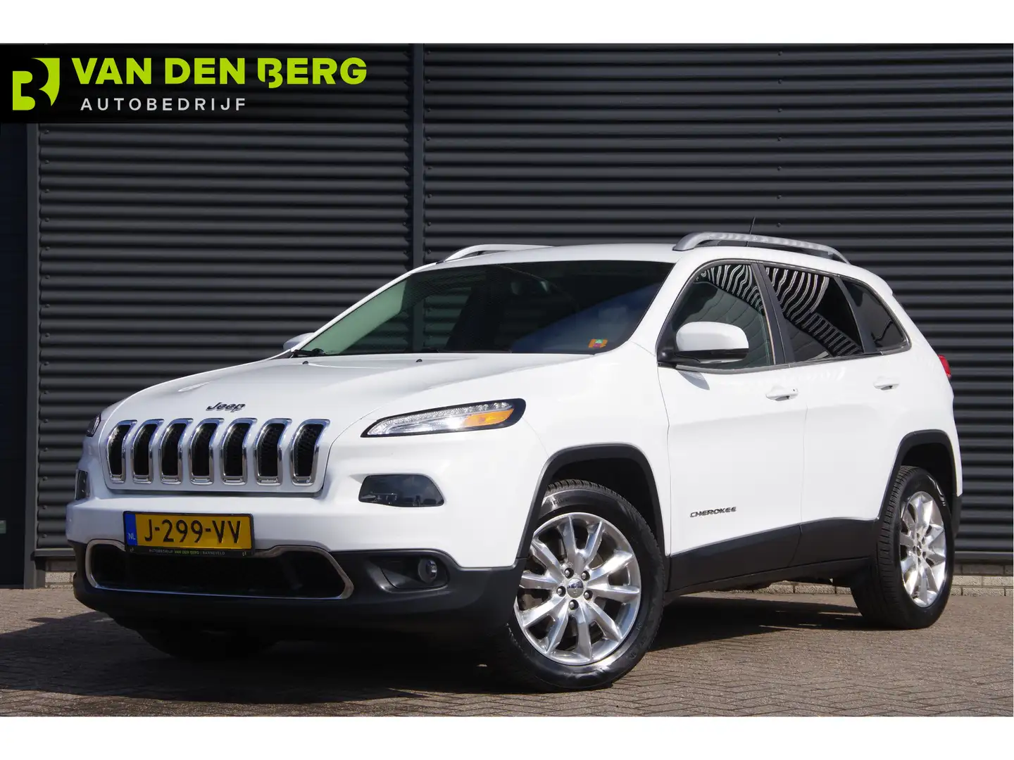 Jeep Cherokee 2.4 LIMITED, 190PK AUT. LEDER, XENON, TREKHAAK, KE Blanc - 1
