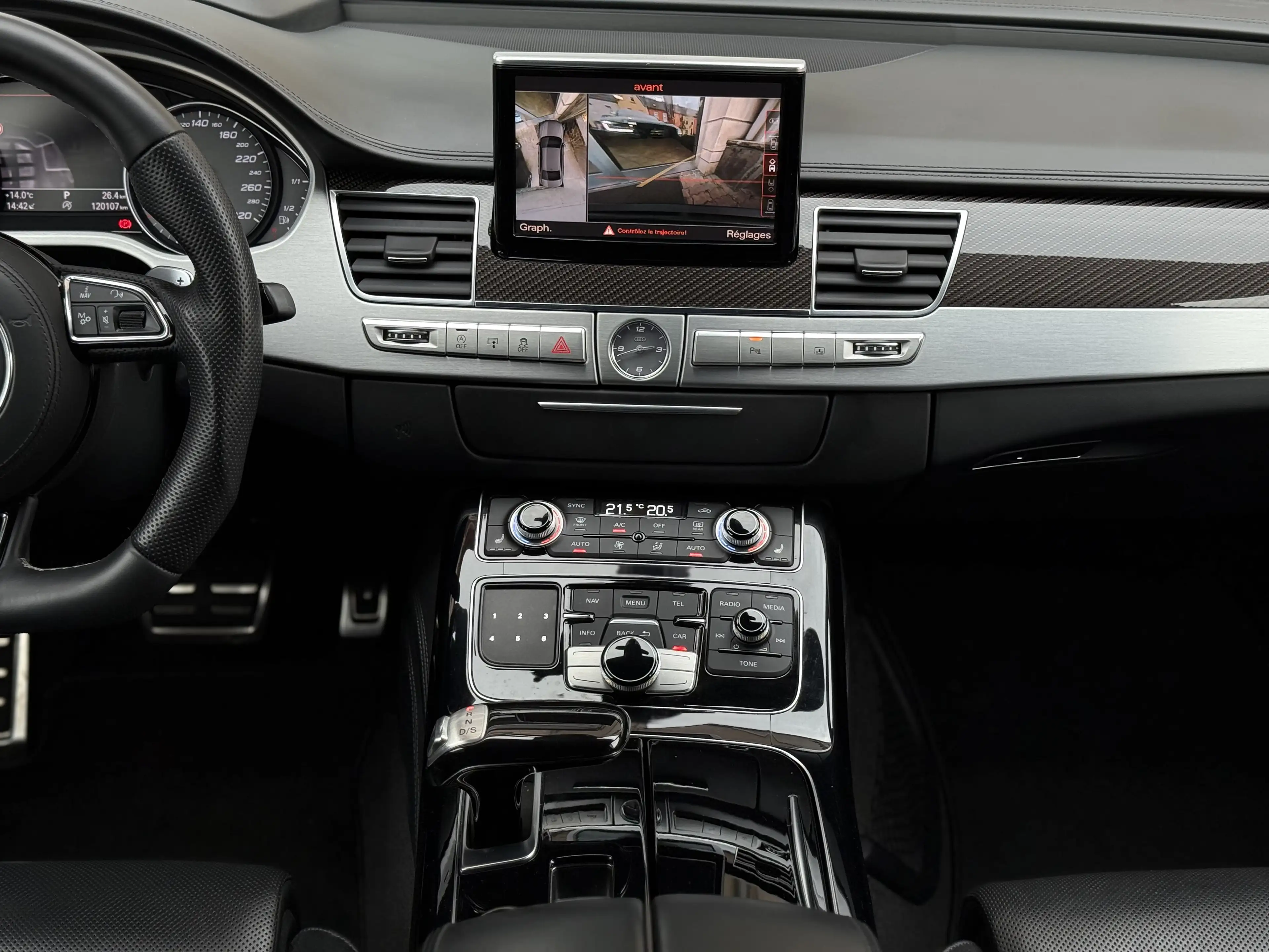 Audi S8 PLUS V8 BITURBO 605CH MATRIX / ACC / BOSE / CARBON — photo 12
