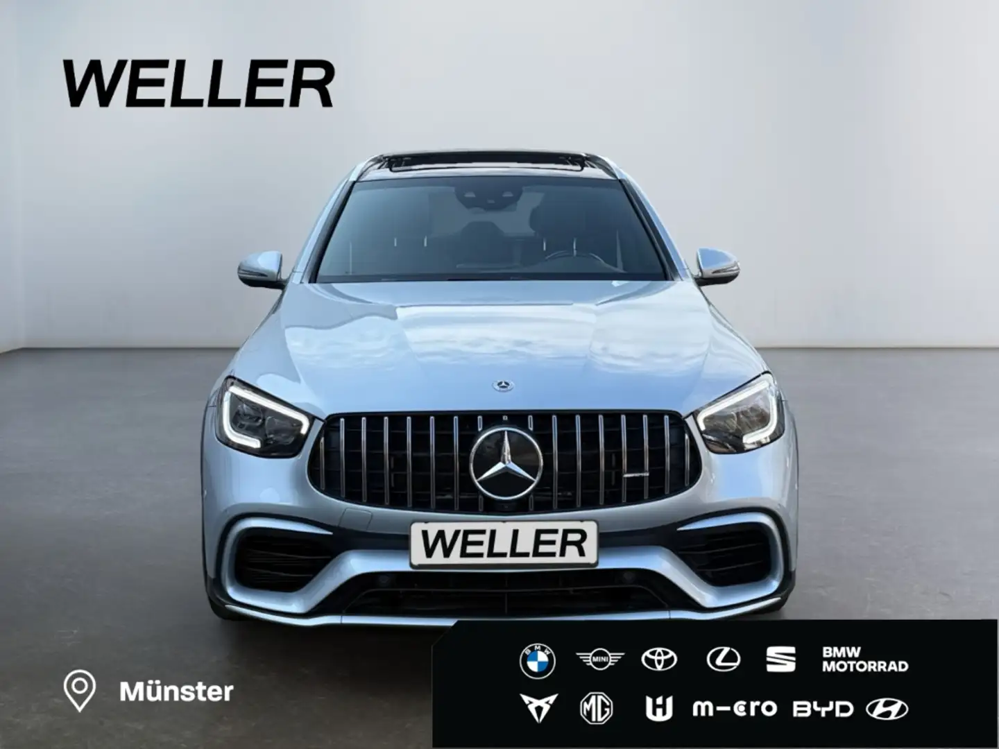 Mercedes-Benz GLC 63 AMG S 4M+ S-Shift 9G *LED*Burmes*Pano*360* Silber - 2
