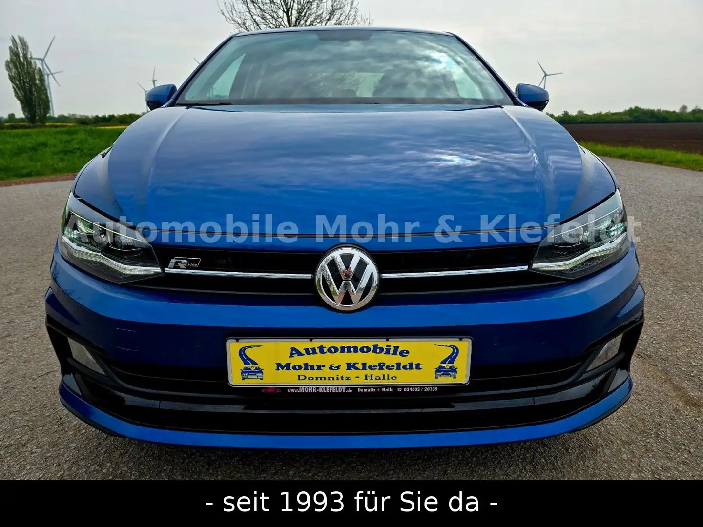 Volkswagen Polo VI Highline R-Line*LED*ACC*SHZ*AMBI*PDC* Bleu - 2