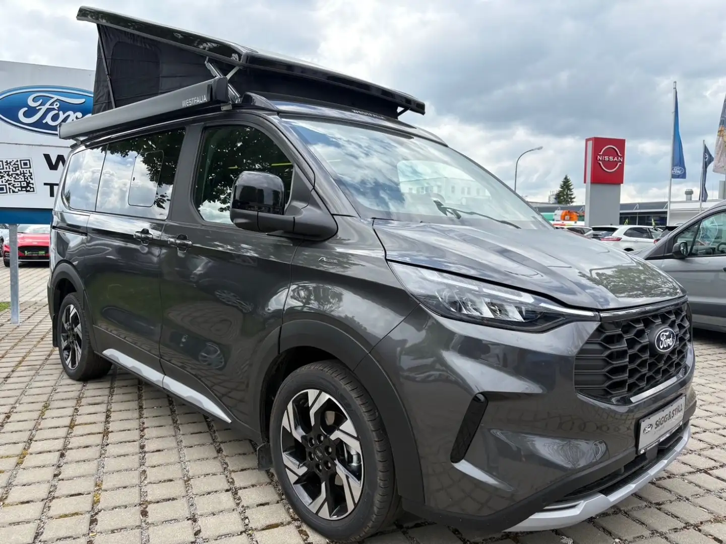 Ford Nugget Active AWD 320 L1 Aufstelldach 360*ACC*LED Grau - 2