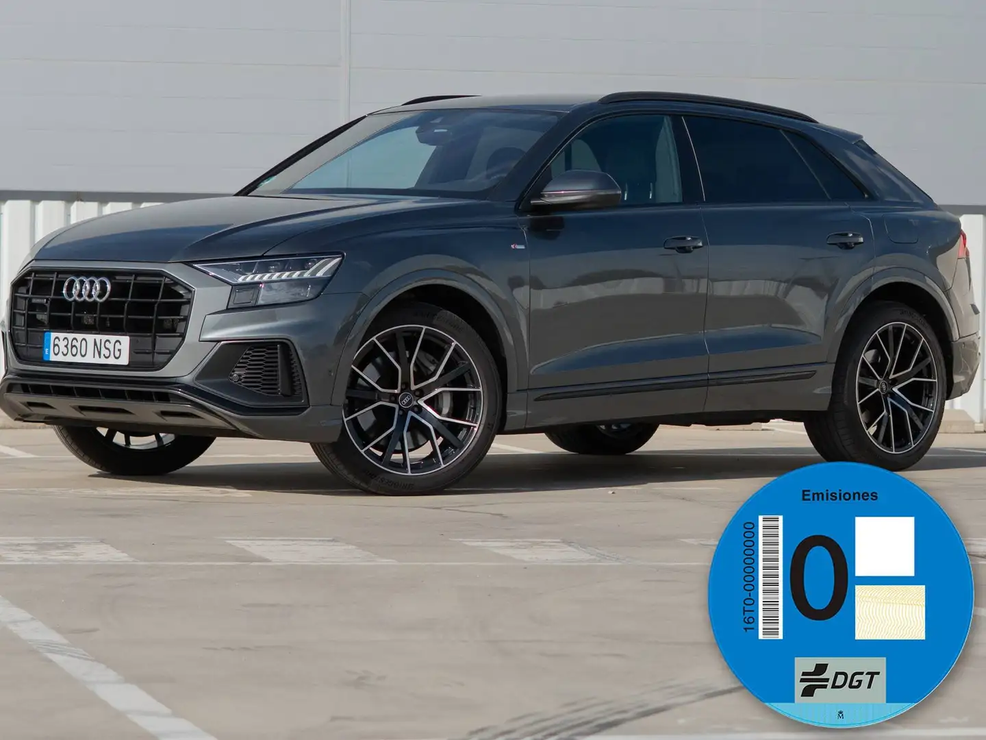 Audi Q8 Q8 55 TFSIe S line quattro S line Gris - 1