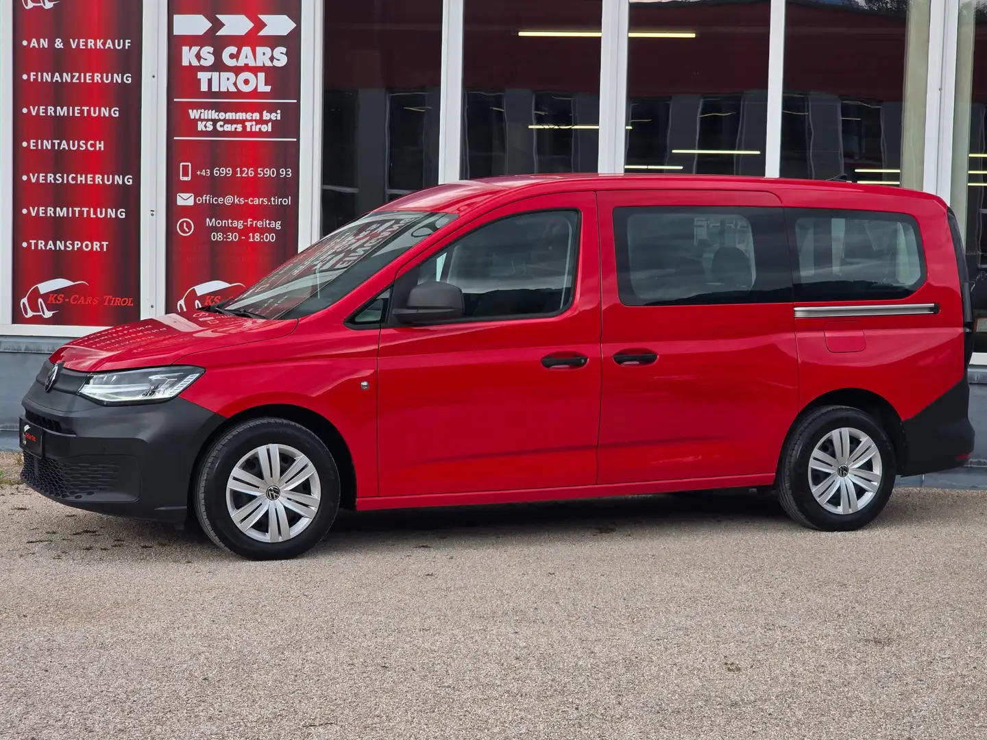 Volkswagen Caddy 2 Stück 2.0 TDI DSG Maxi 7 SITZER Rot - 2