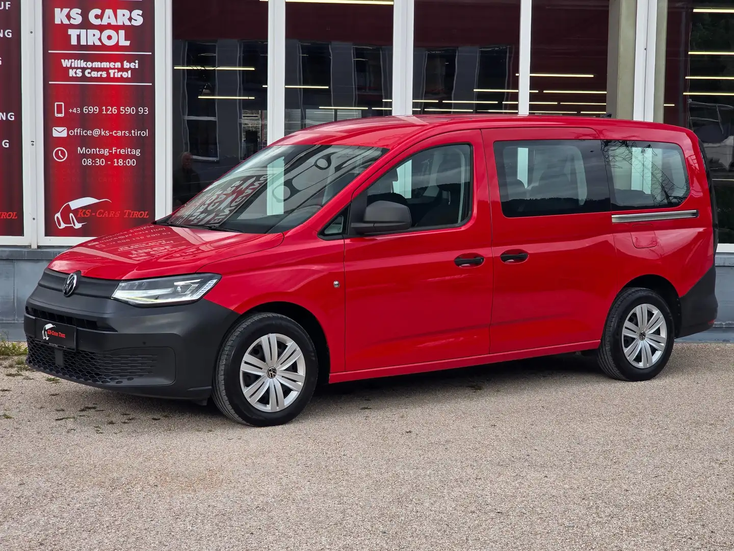 Volkswagen Caddy 2 Stück 2.0 TDI DSG Maxi 7 SITZER Rot - 1