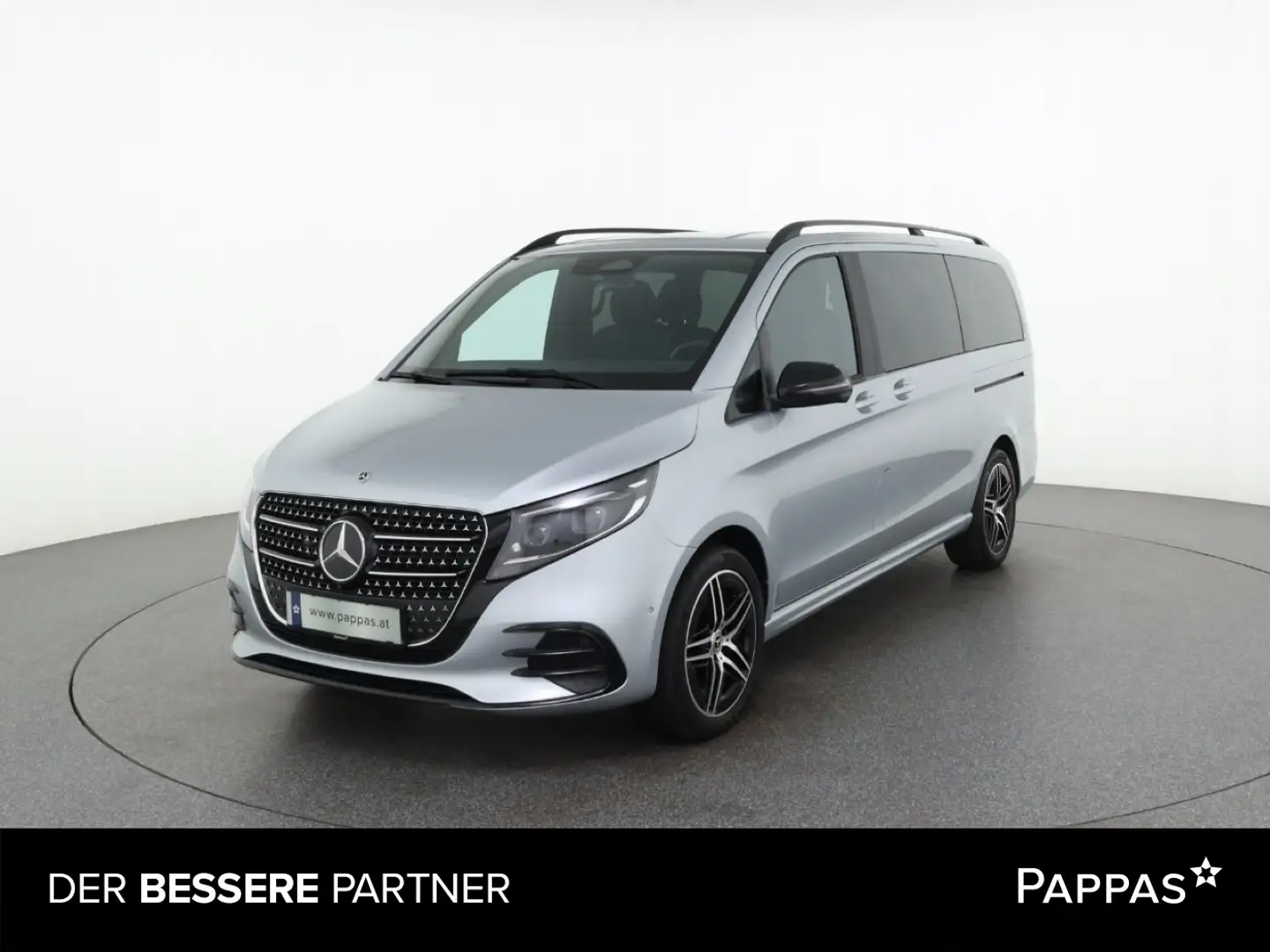 Mercedes-Benz V 250 d 4MATIC STYLE Lang 7 Sitze Distr Navi SHZ Silber - 1