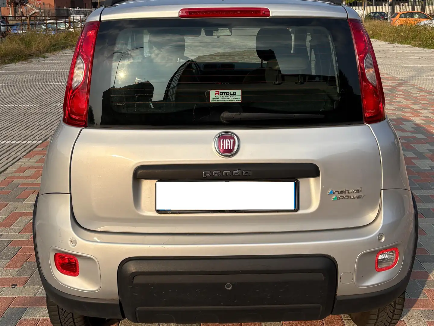 Fiat Panda Panda 0.9 t.air t. natural power Easy 80cv Argento - 2