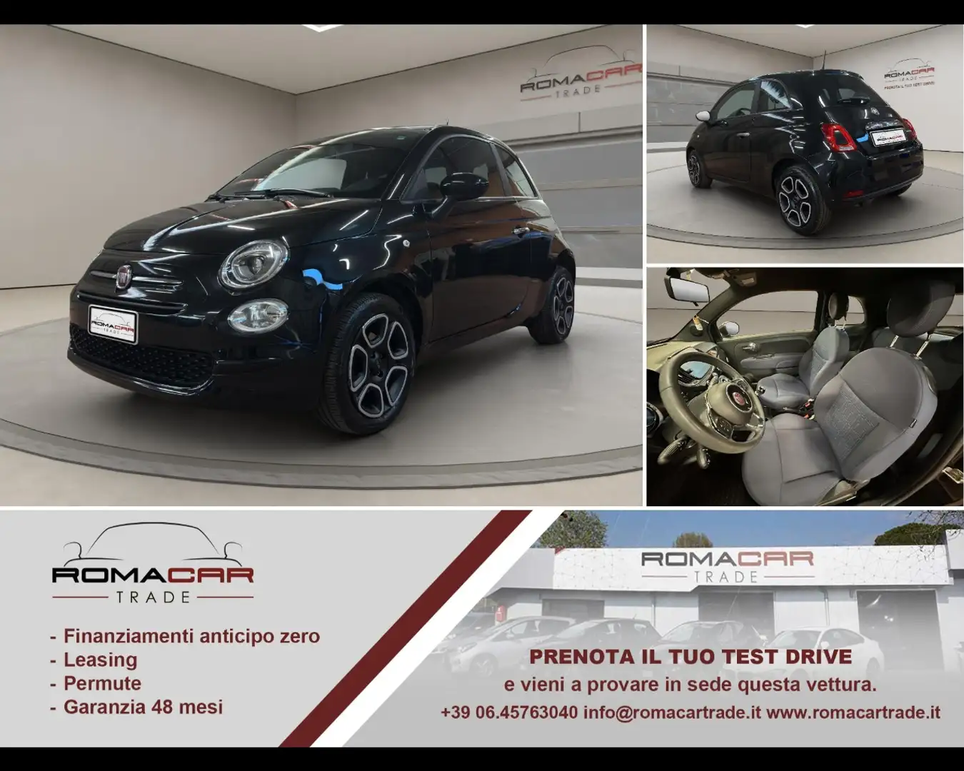Fiat 500 (2015-2024) - 500 1.0 Hybrid Negro - 1