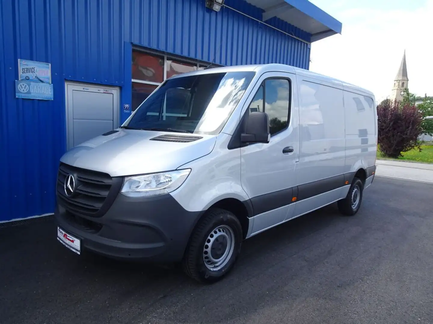 Mercedes-Benz Sprinter 317 CDI RWD Kasten L2H1 / AHK 3500 KG Plateado - 1