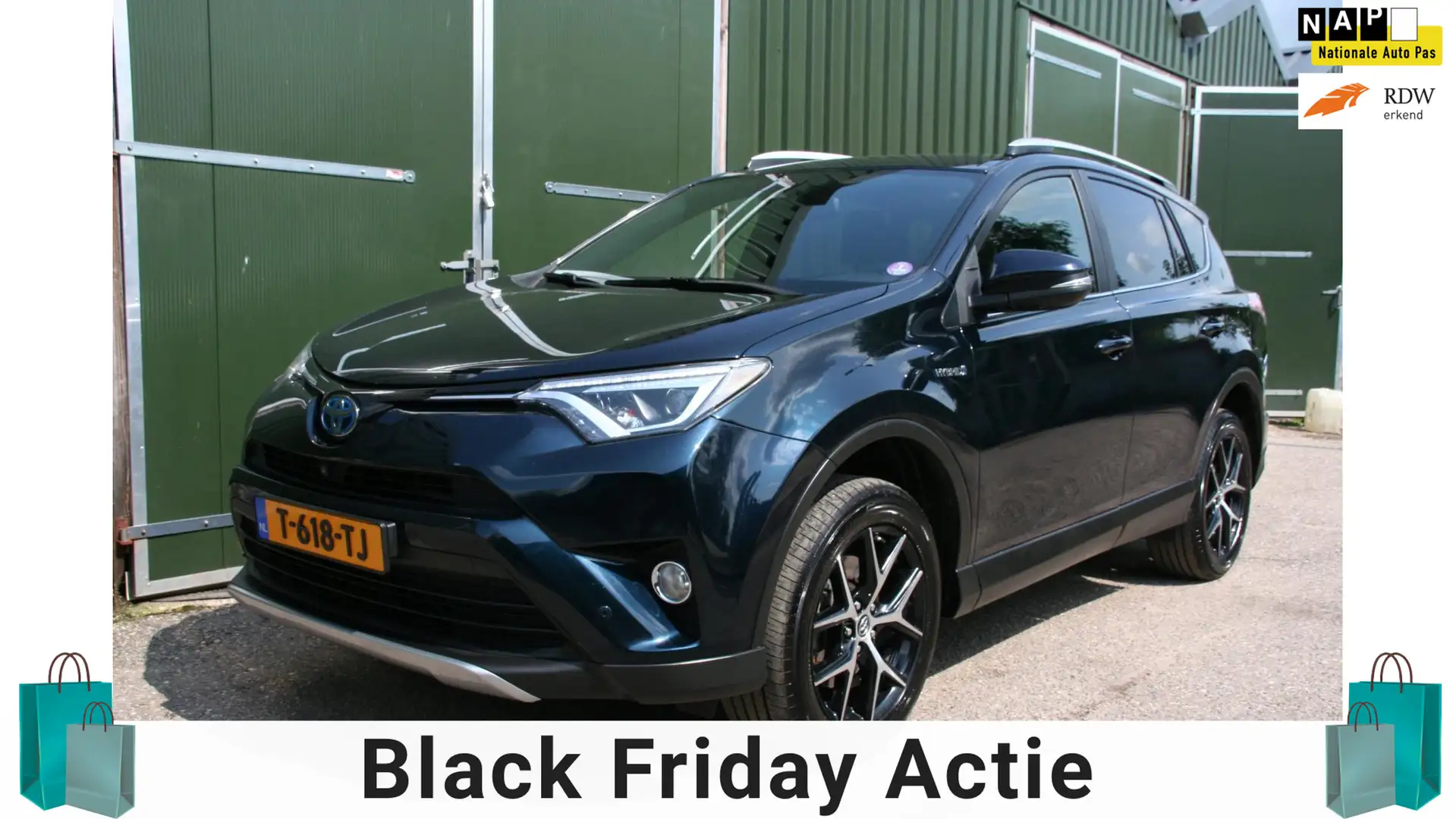 Toyota RAV 4 2.5 Hybrid Style NAVIGATIE, CAMERA, TREKHAAK, STOE Blau - 1