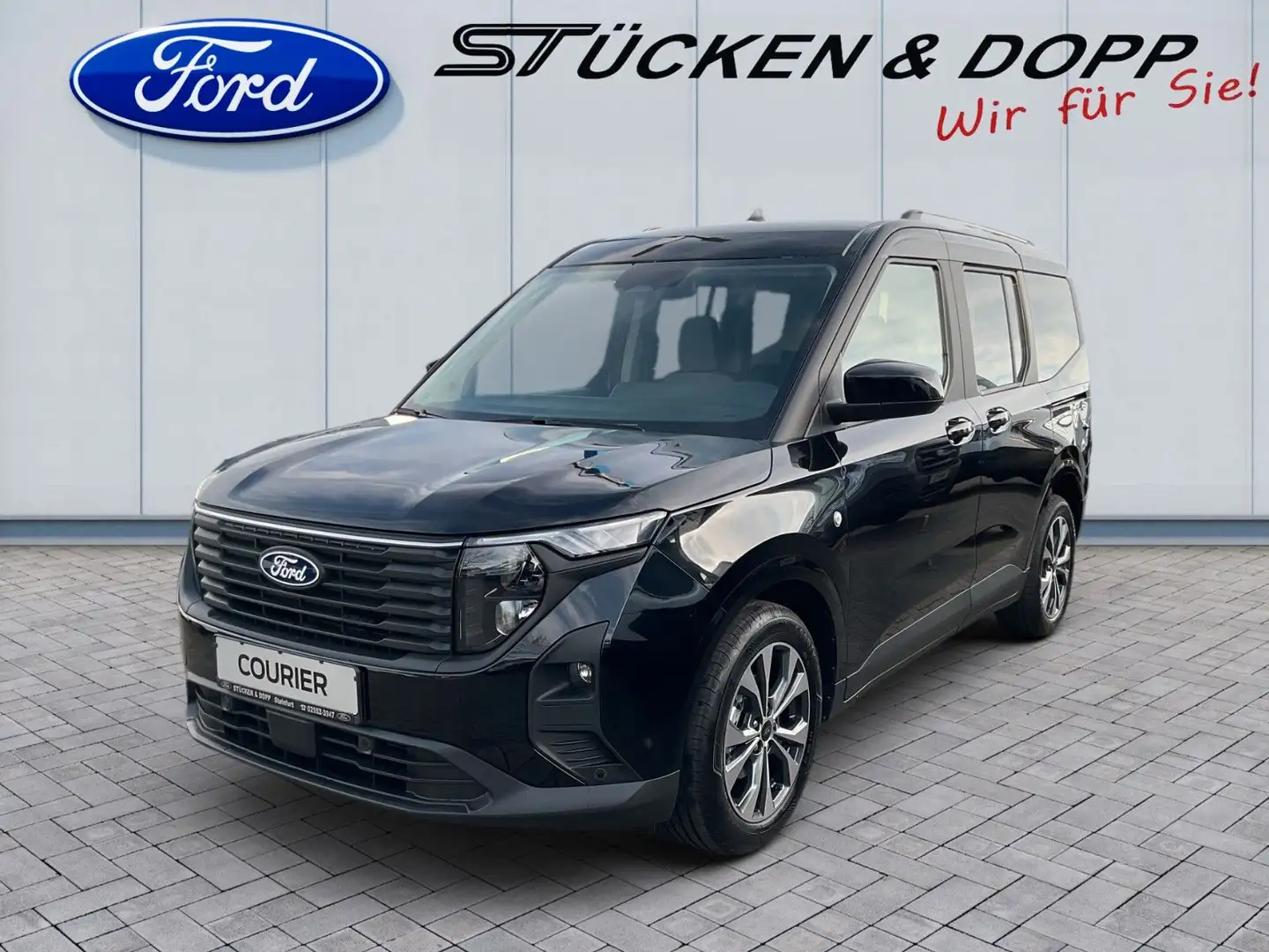 Ford Tourneo Courier 1.0 EcoBoost Titanium+Kamera+ACC Schwarz - 2