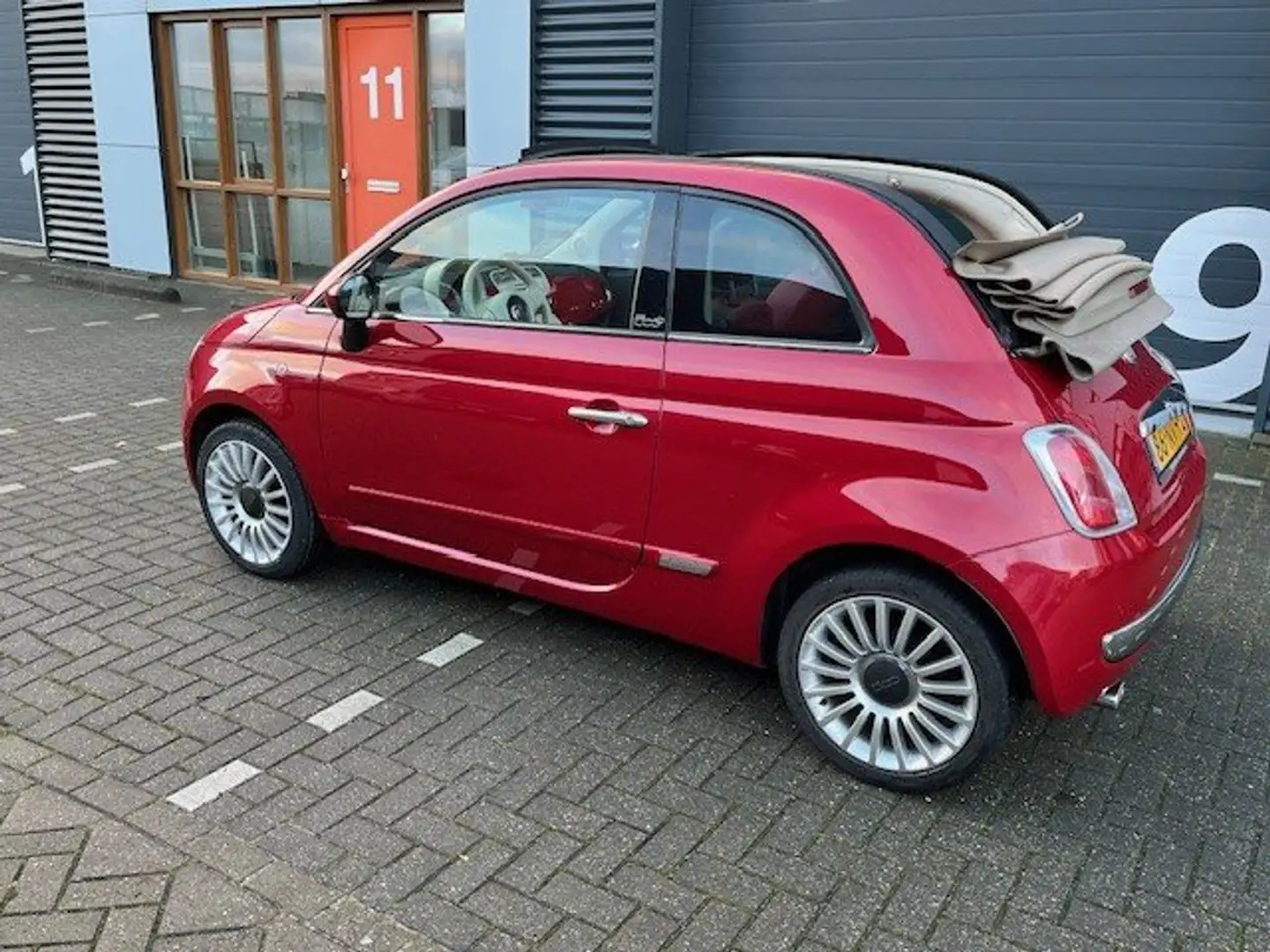 Fiat 500C 1.2 Lounge Cabriolet Rot - 2