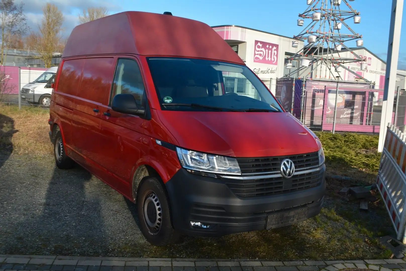 Volkswagen T6 Transporter T6.1 Kasten lang Hochdach-Standheizung-2Sitzer Rouge - 1