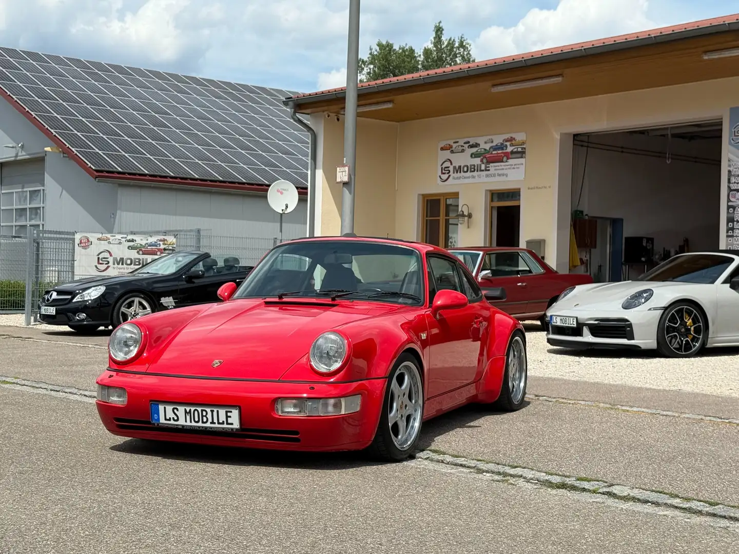Porsche 964 911 Turbo II ( 964 ) Klima* Schiebedach* History Rot - 1