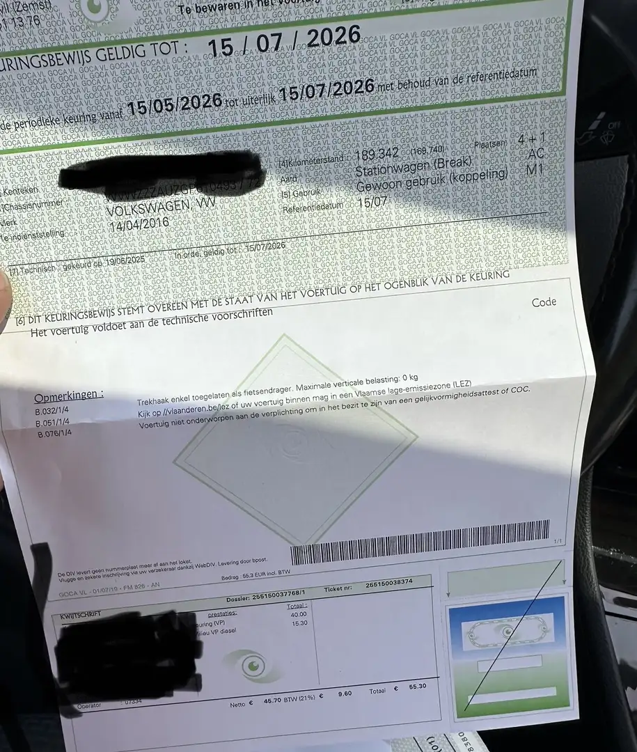 Volkswagen Golf Variant SW 2.0 CR TDi Highline DSG Wit - 2