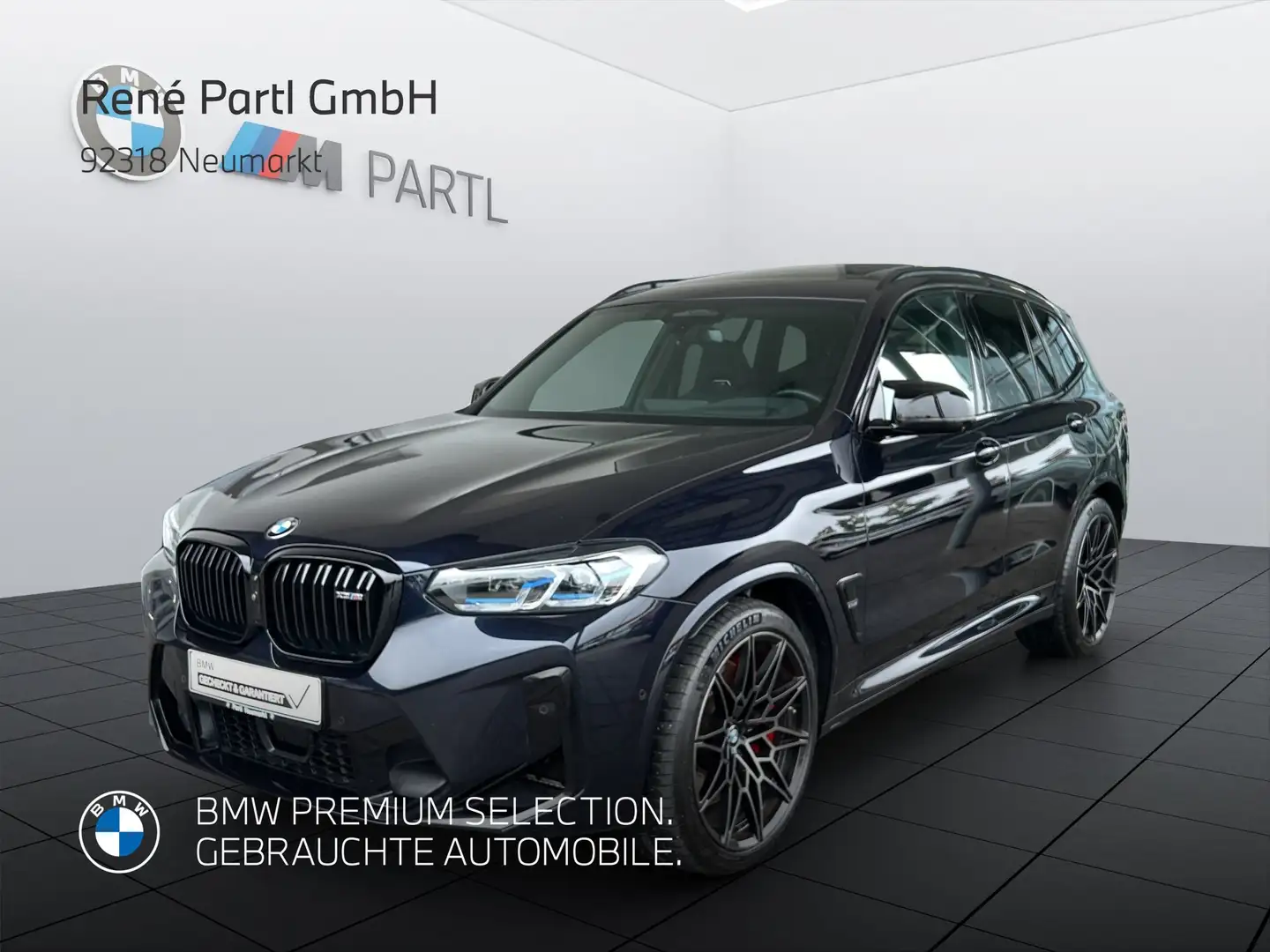 BMW X3 M Competition NAVI LASER ACC PANO AHK 360° HUD Schwarz - 1