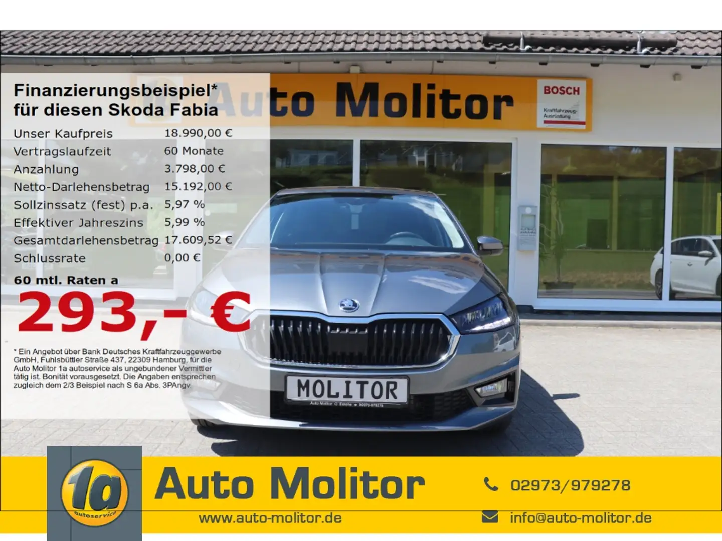 Skoda Fabia Style 1.0 TSI EU6d LED Sperrdiff. Apple CarPlay An Grau - 1