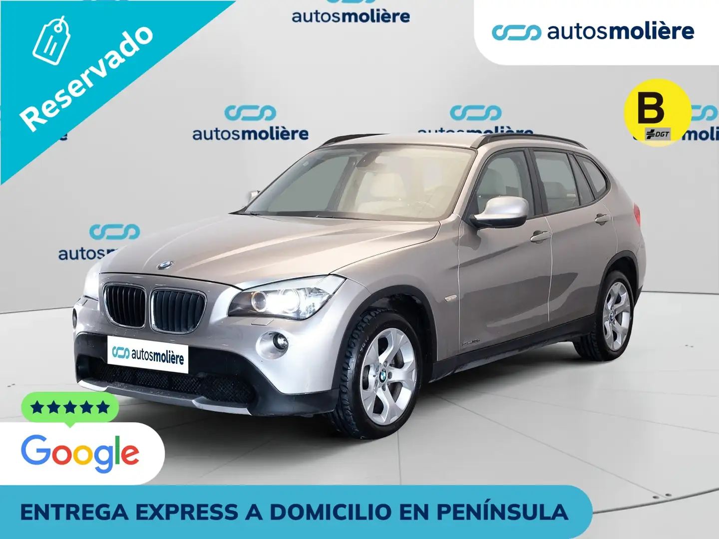 BMW X1 sDrive 18d Zilver - 1