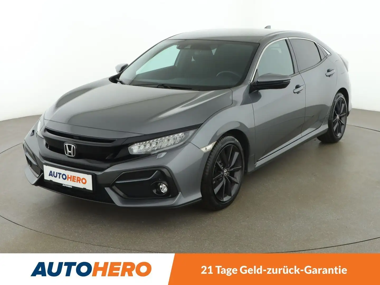 Honda Civic 1.0 VTEC Elegance Aut. *LED*ACC*NAVI*CAM*SPUR*SHZ* Grau - 1