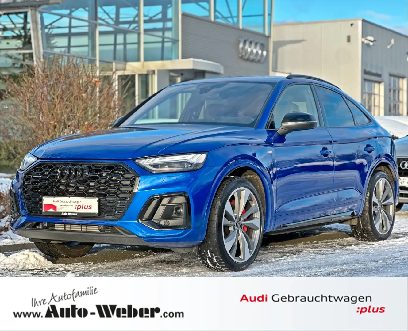 Audi Q5 Sportback 55TFSIe qu S LINE LUFT AHK PANO B&O Blau - 1