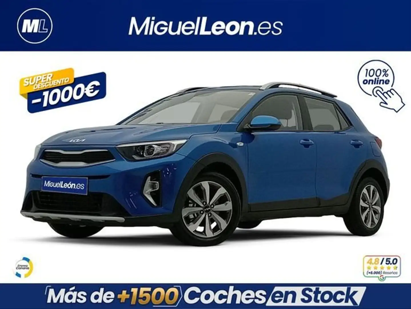 Kia Stonic 1.0 T-GDi Concept 100 Azul - 1