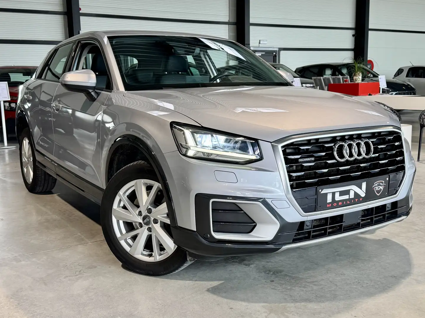 Audi Q2 ✅ 2.0 TDi Quattro Sport S tronic - camera ✅ Zilver - 2