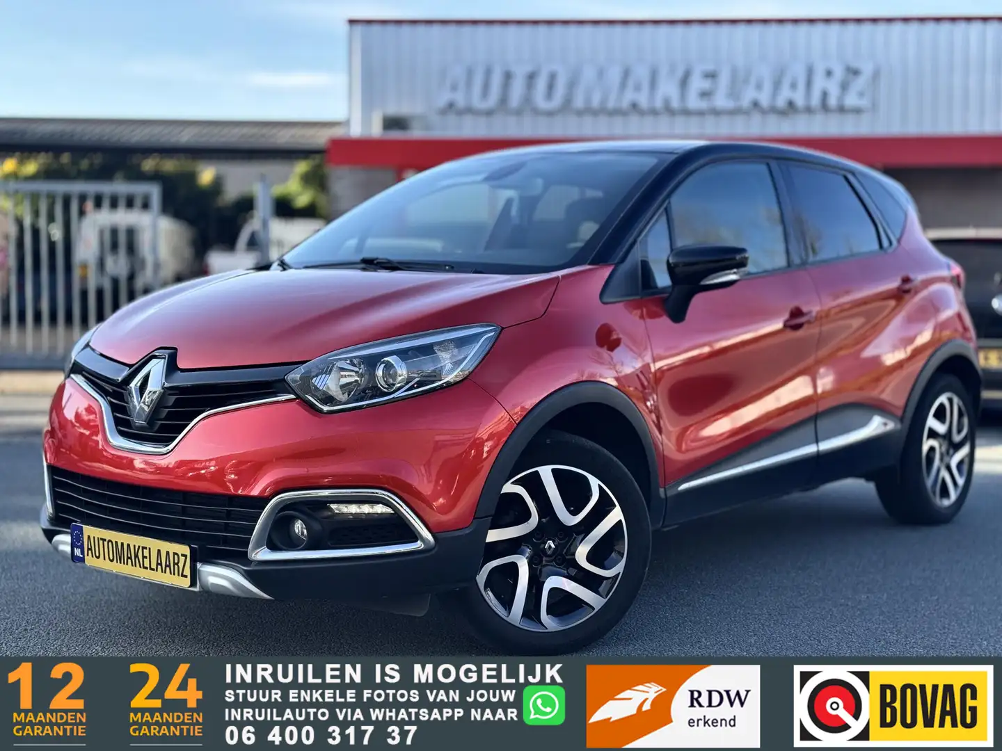 Renault Captur 1.2 TCe Xmod|CAMERA|STOELVERWARMING|KEYLESS| Rood - 1