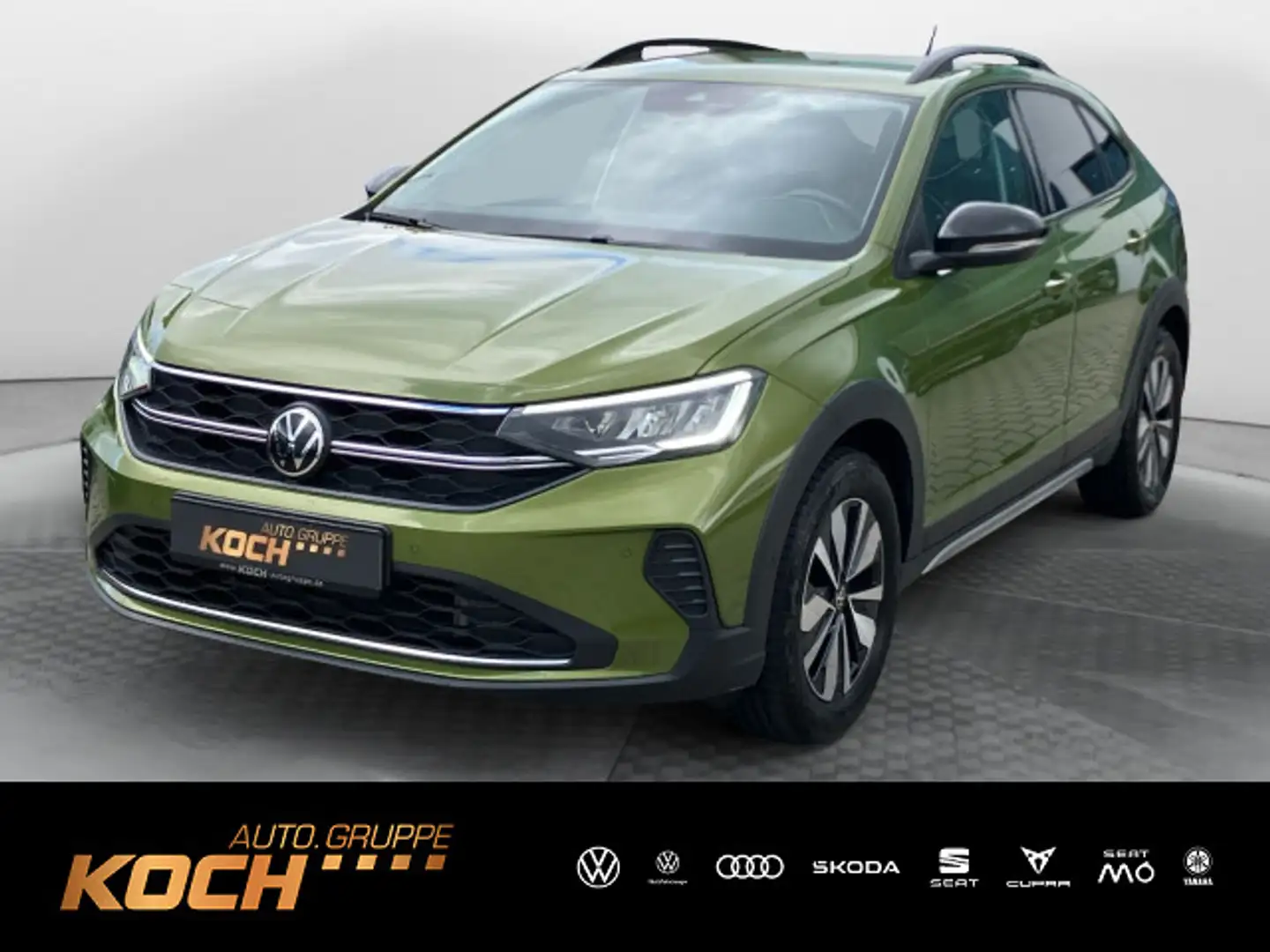Volkswagen Taigo 1.0TSI Goal DSG LED NAVI AHK KAMERA KLIMA Groen - 1