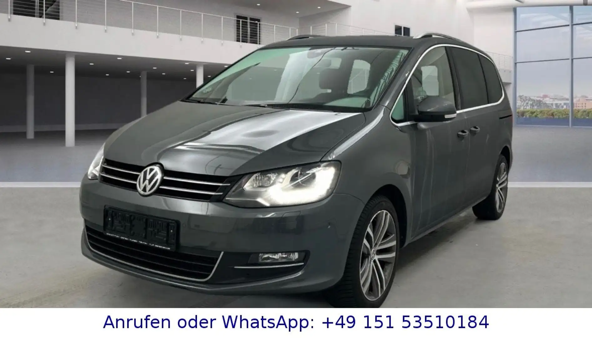 Volkswagen Sharan Highline BMT/ACC/KAMERA/STNDH/MASSAGE Grau - 1