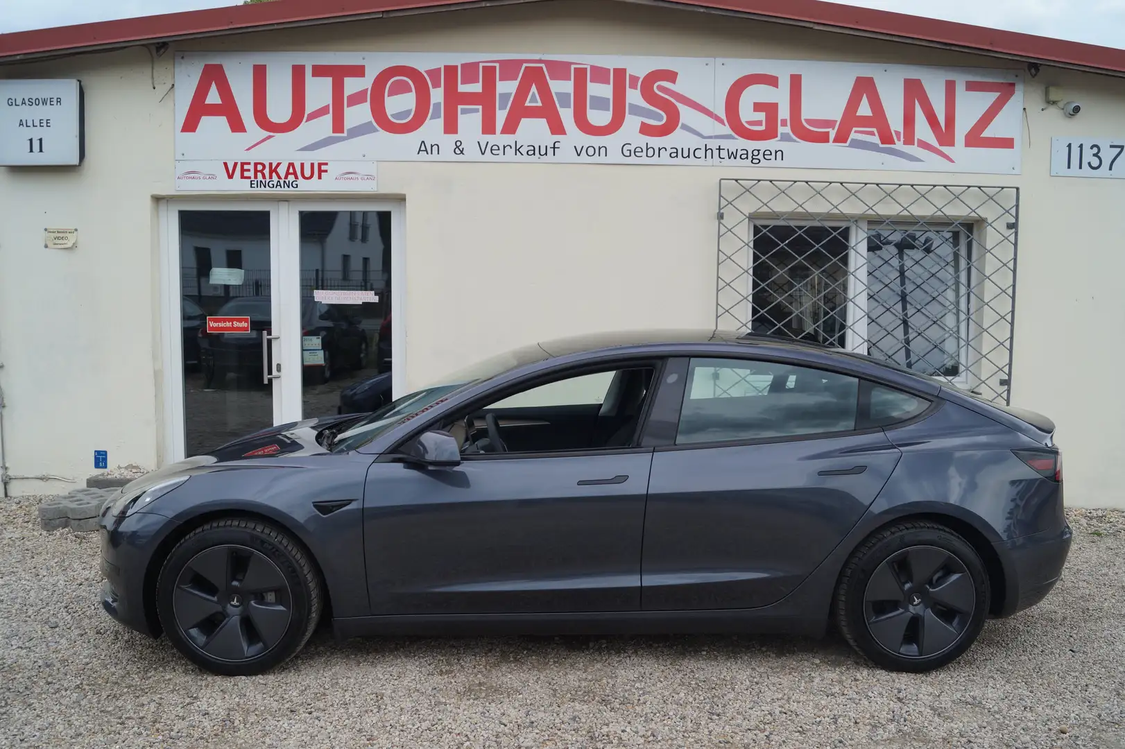 Tesla Model 3 Basis RWD Glasdach*Lenkradh* Grau - 2