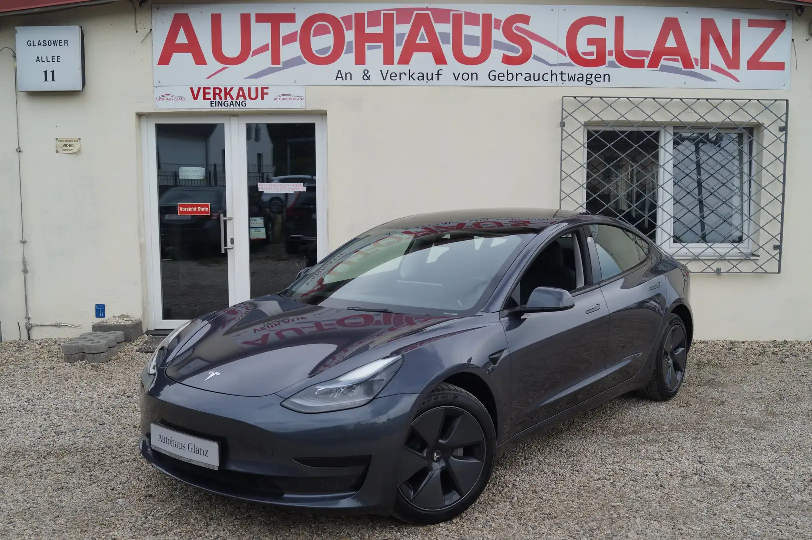 Tesla Model 3 Basis RWD Glasdach*Lenkradh* Grau - 1