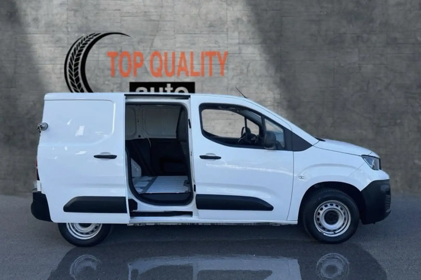 Peugeot Partner 1.6BlueHDI Pro Standard 1000kg 75 Blanc - 1