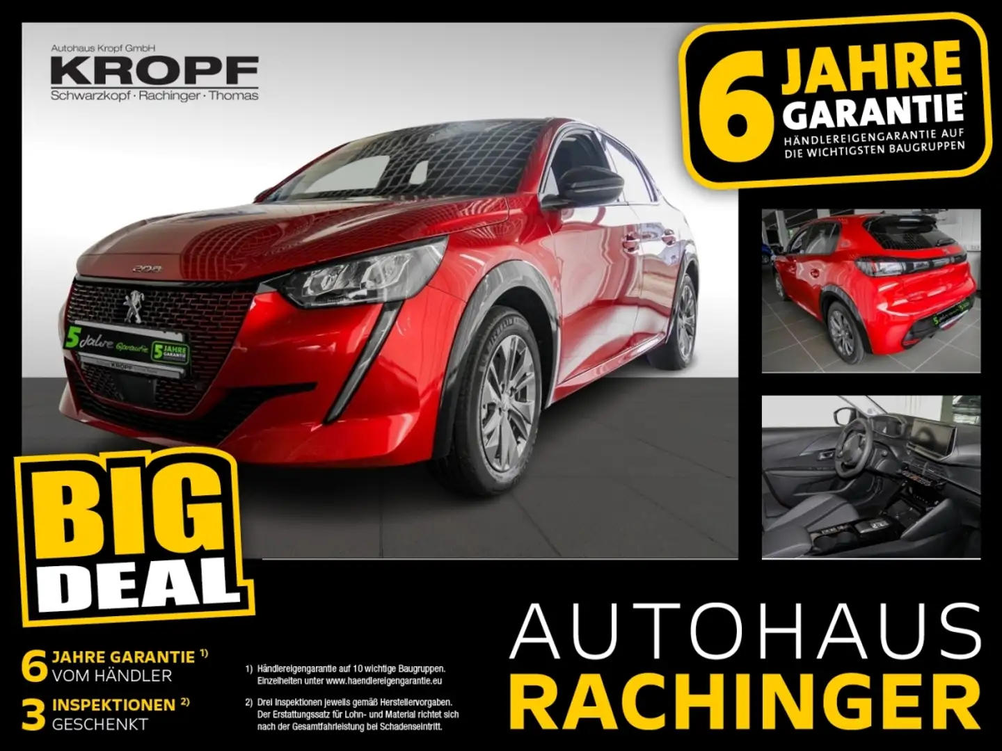 Peugeot 208 e Allure Pack Inkl. Bat.zertifikat Rot - 1