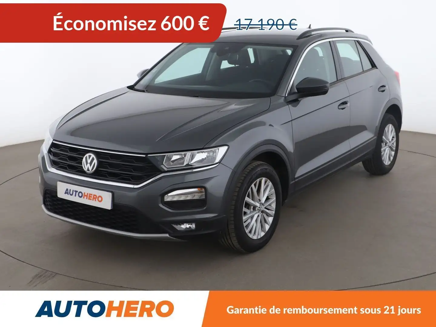 Volkswagen T-Roc 1.0 TSI Lounge Gris - 1