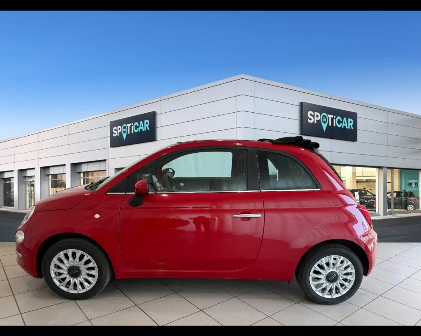 Fiat 500C C 1.0 FireFly Hybrid Dolcevita Rosso - 2