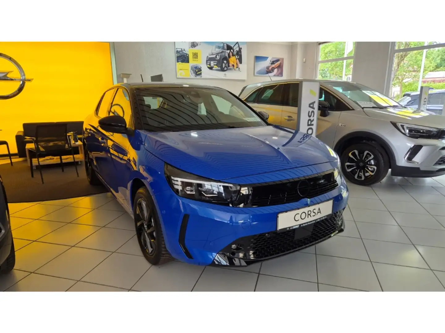 Opel Corsa F GS 1.2 Techpaket GS,Komfortpaket GS,Allwetterrei Blauw - 2