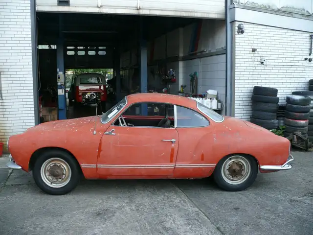 Volkswagen Karmann Ghia Coupe Scheunenfund aus Californien