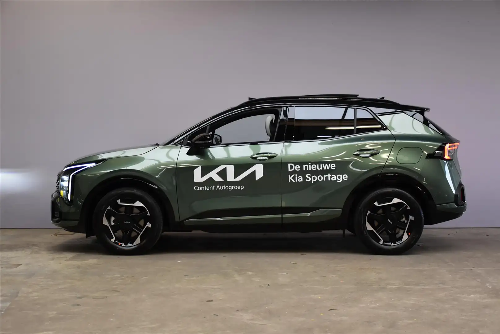Kia Sportage 1.6 T-GDi 239pk Hybrid AT6 GT-PlusLine Groen - 2
