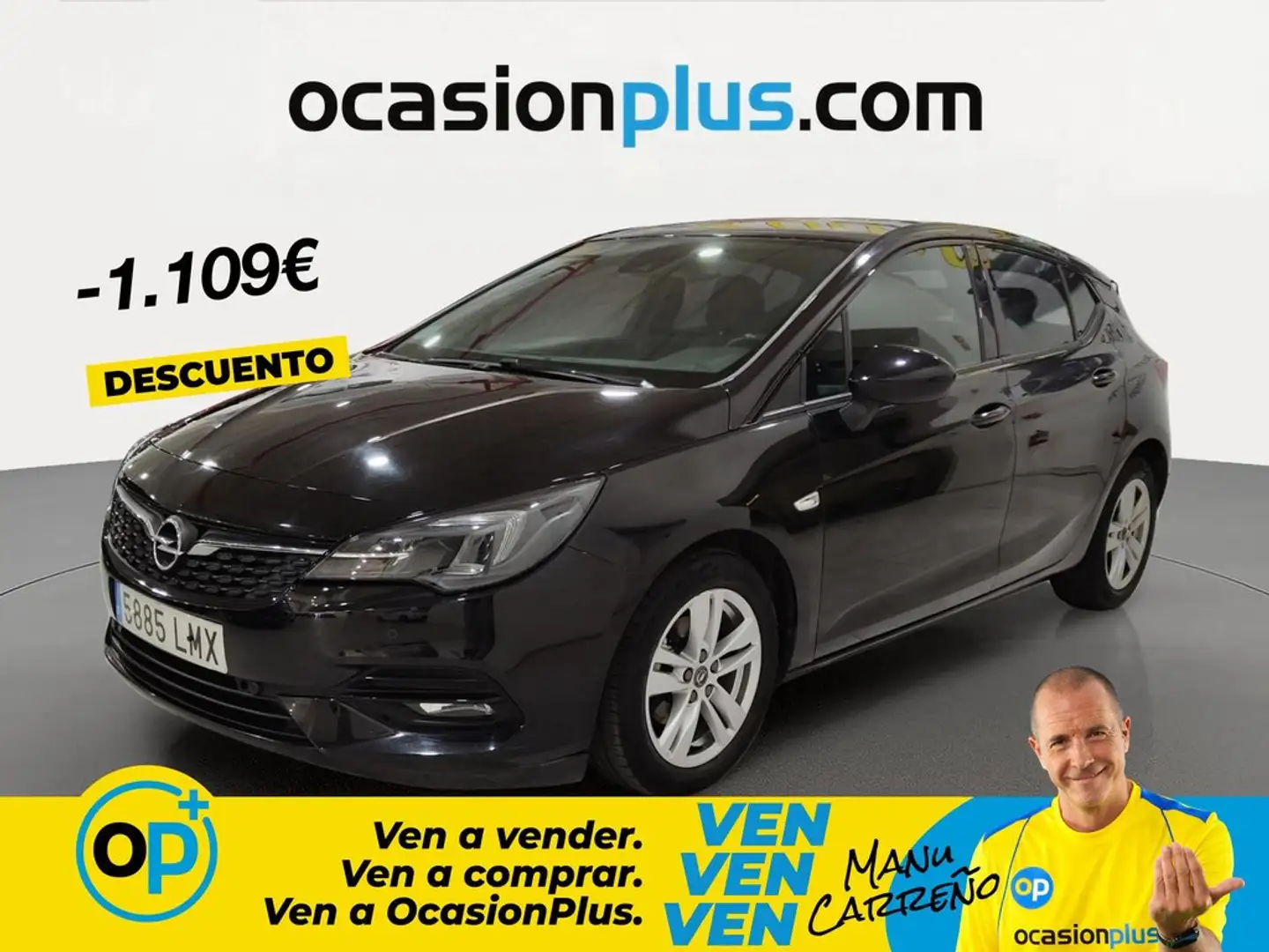 Opel Astra 1.5D S/S Edition 105 Negro - 1