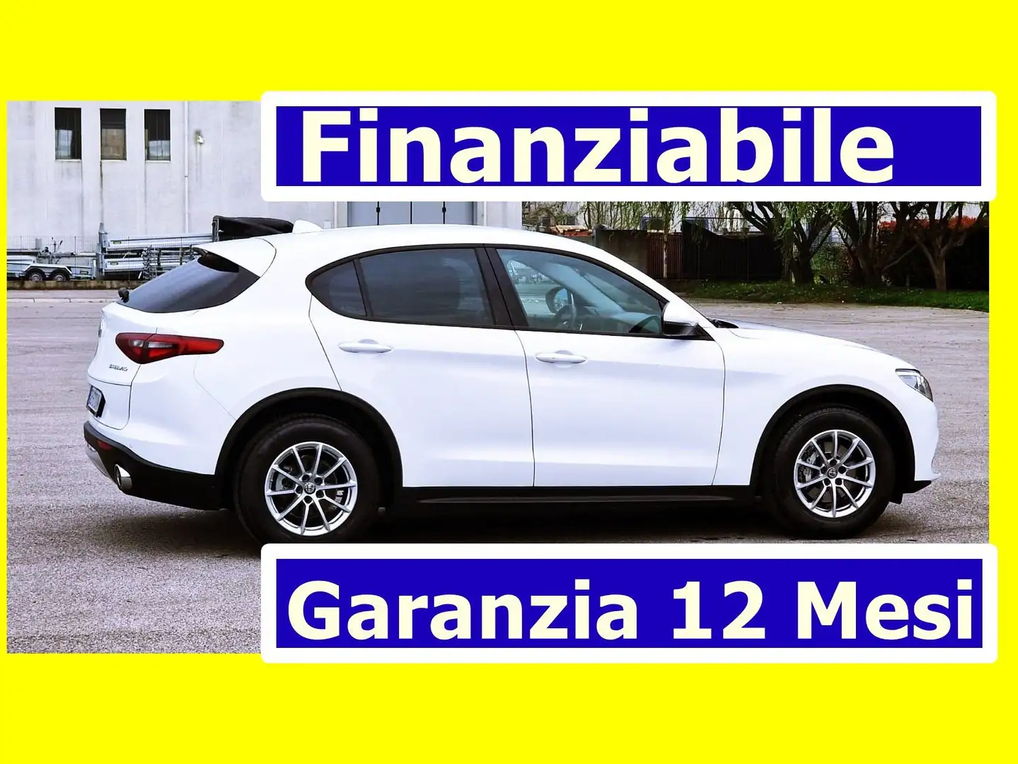 Alfa Romeo Stelvio Stelvio 2.2 t Super rwd 160cv auto Bianco - 1