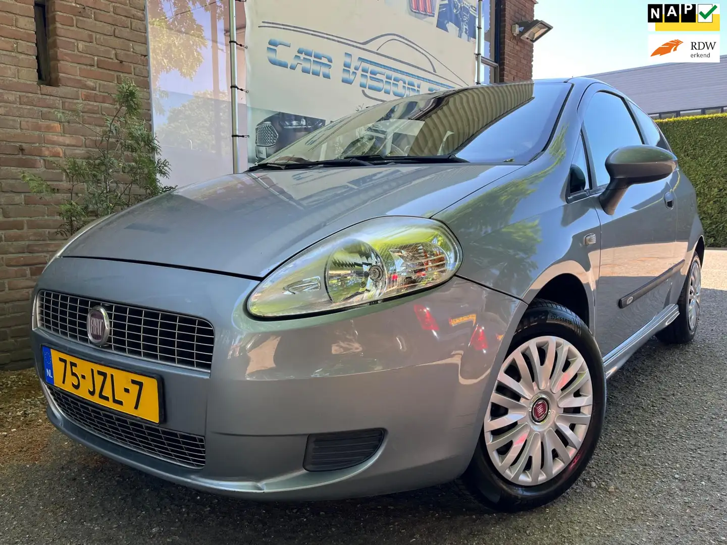 Fiat Grande Punto 1.2 Active|Airco| Grey - 1