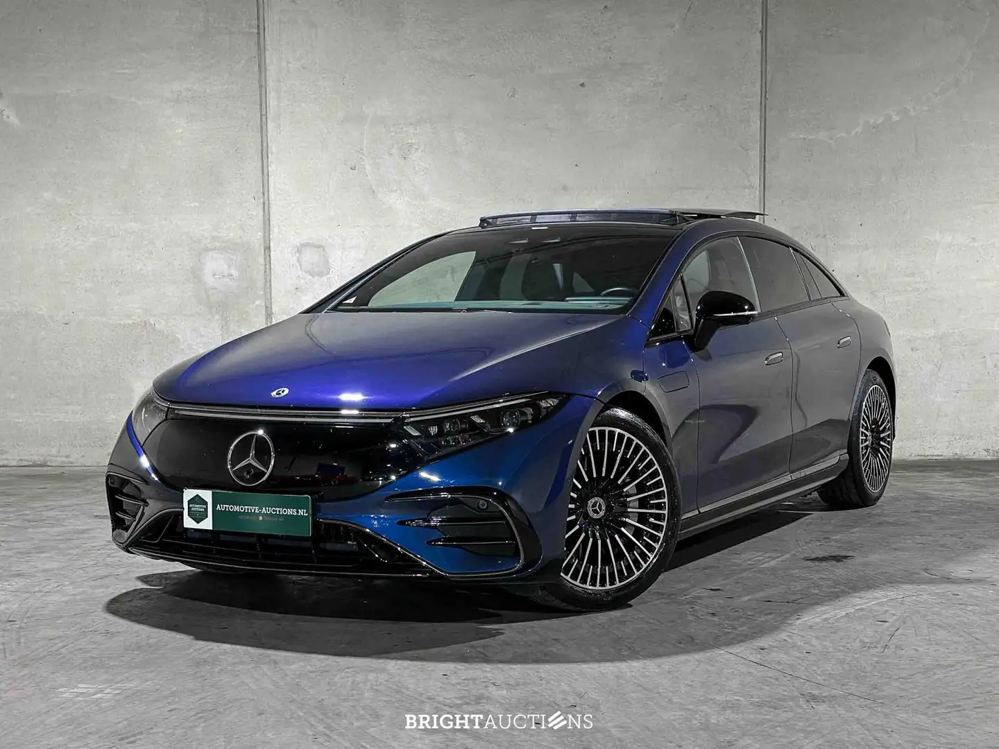 Mercedes-Benz EQS EQS350 AMG Business Line 90 kWh Blauw - 1