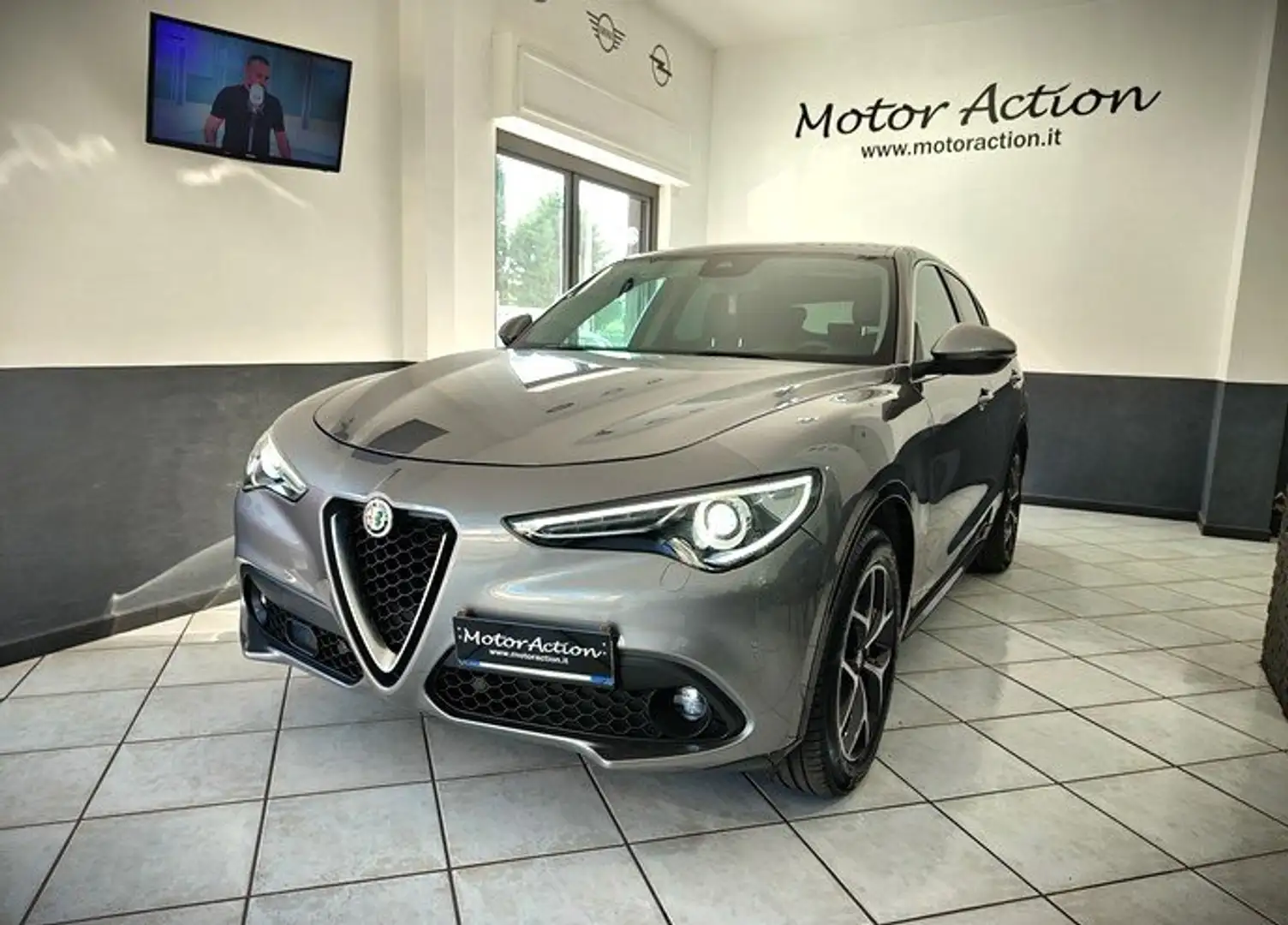 Alfa Romeo Stelvio 2.2 t Sprint Q4 190cv auto Grau - 1
