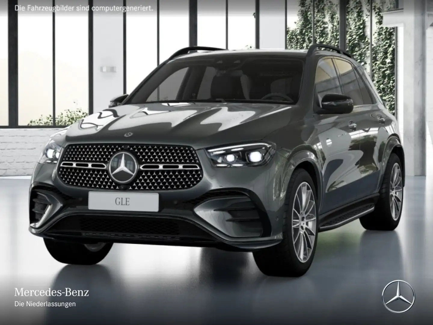 Mercedes-Benz GLE 450 d 4M AMG+NIGHT+PANO+360+AHK+MULTIBEAM+21" Gris - 2