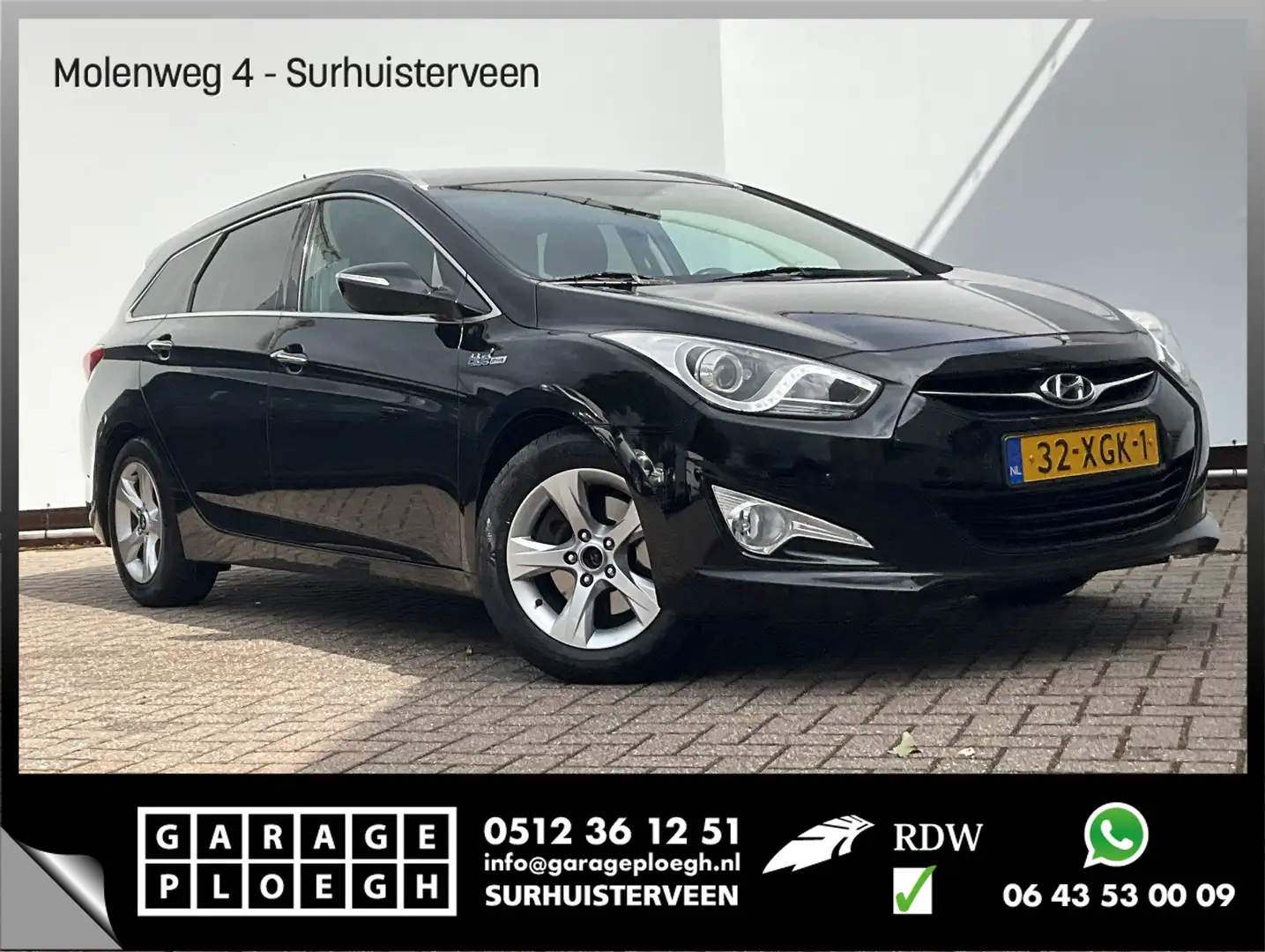 Hyundai i40 Wagon 1.6 GDI Blue Business Edition Trekhaak Nav/C Zwart - 1